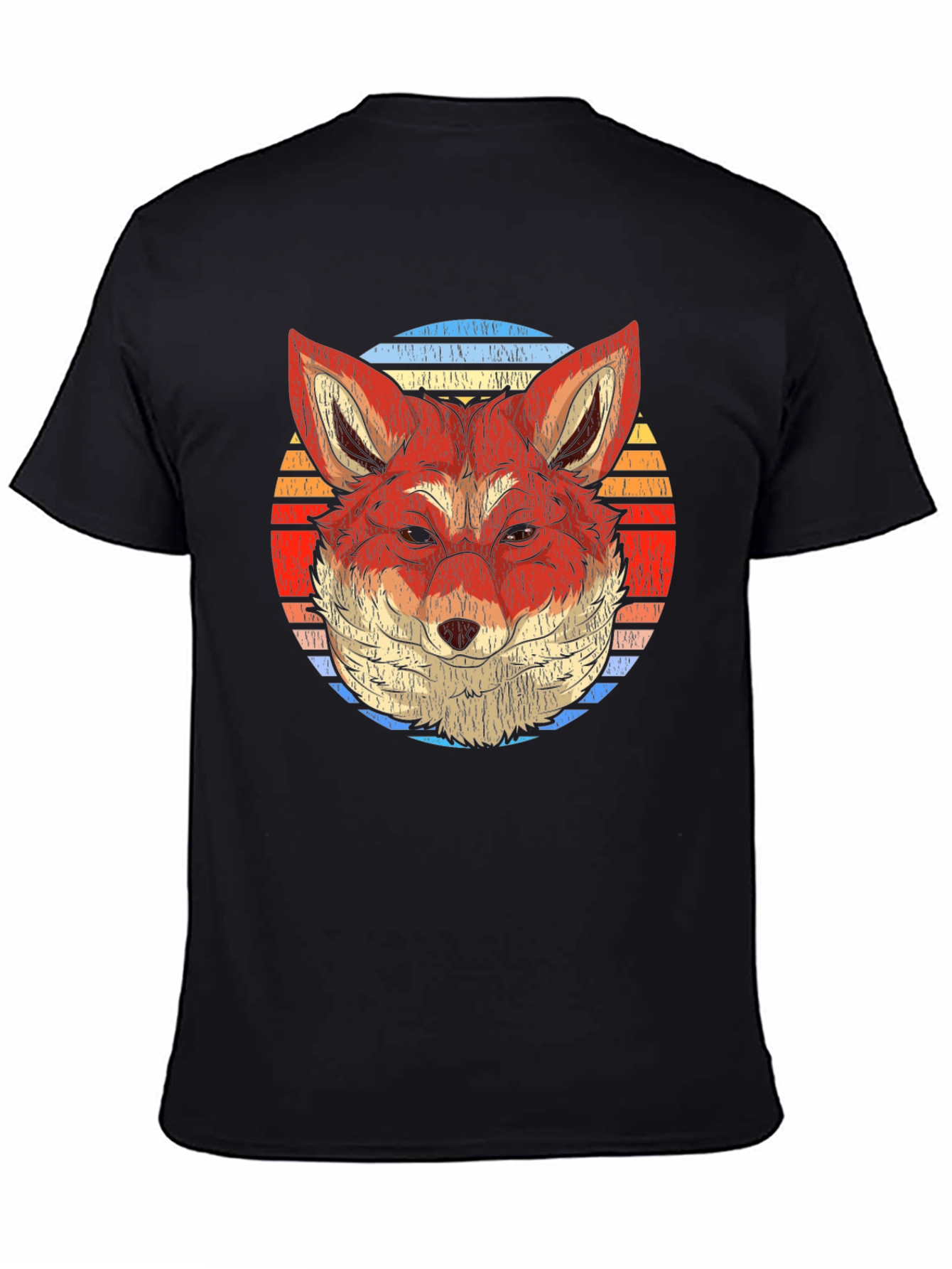 Retro Fox Graphic T-Shirt - Soft Cotton Blend