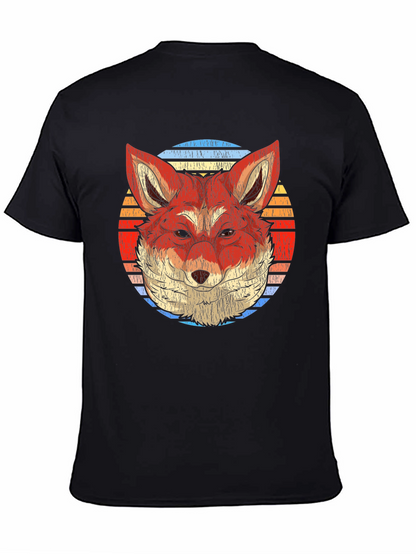 Retro Fox Graphic T-Shirt - Soft Cotton Blend