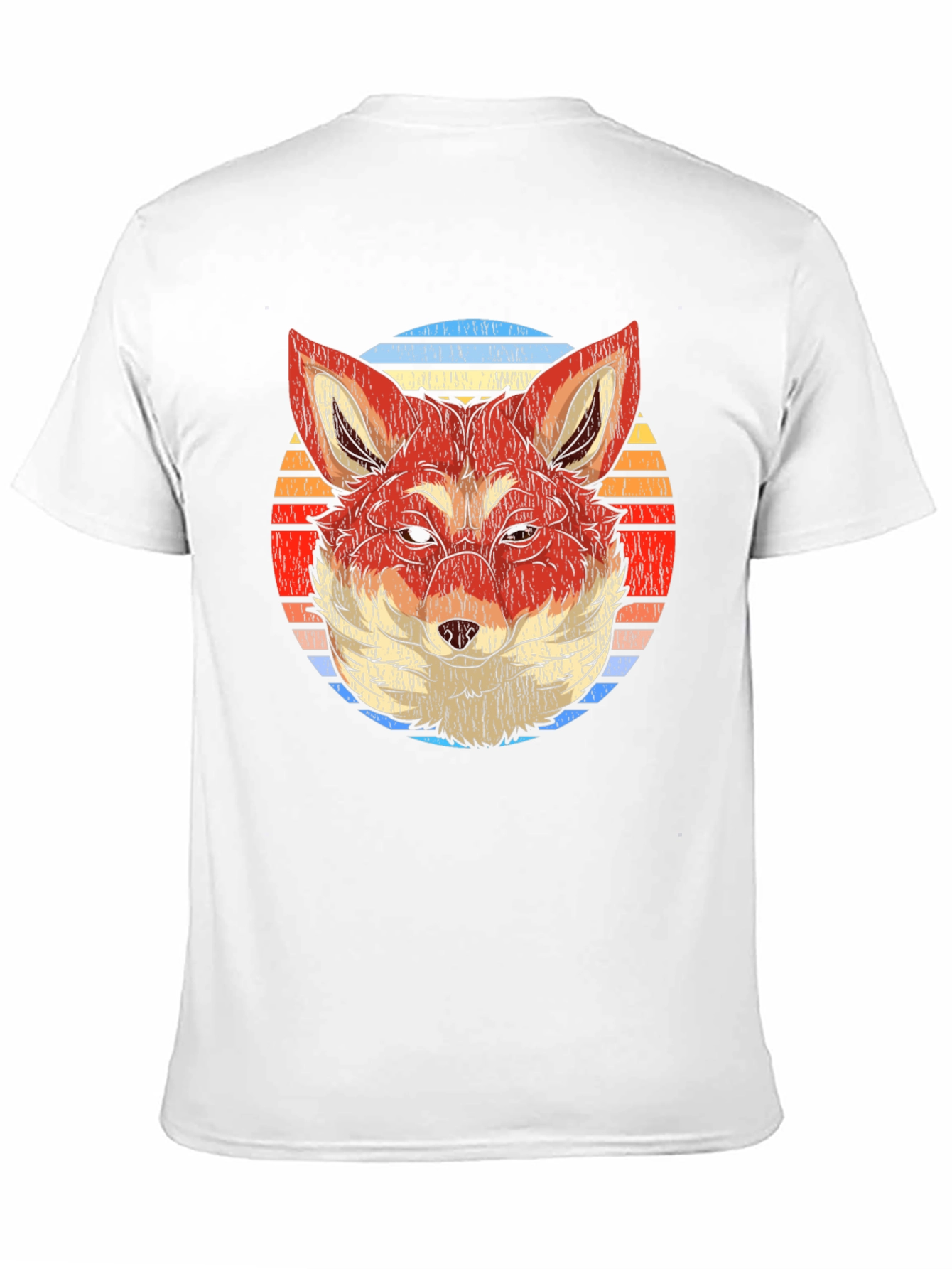 Retro Fox Graphic T-Shirt - Soft Cotton Blend