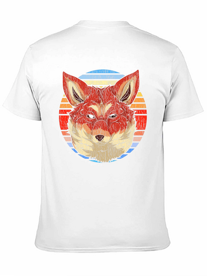 Retro Fox Graphic T-Shirt - Soft Cotton Blend