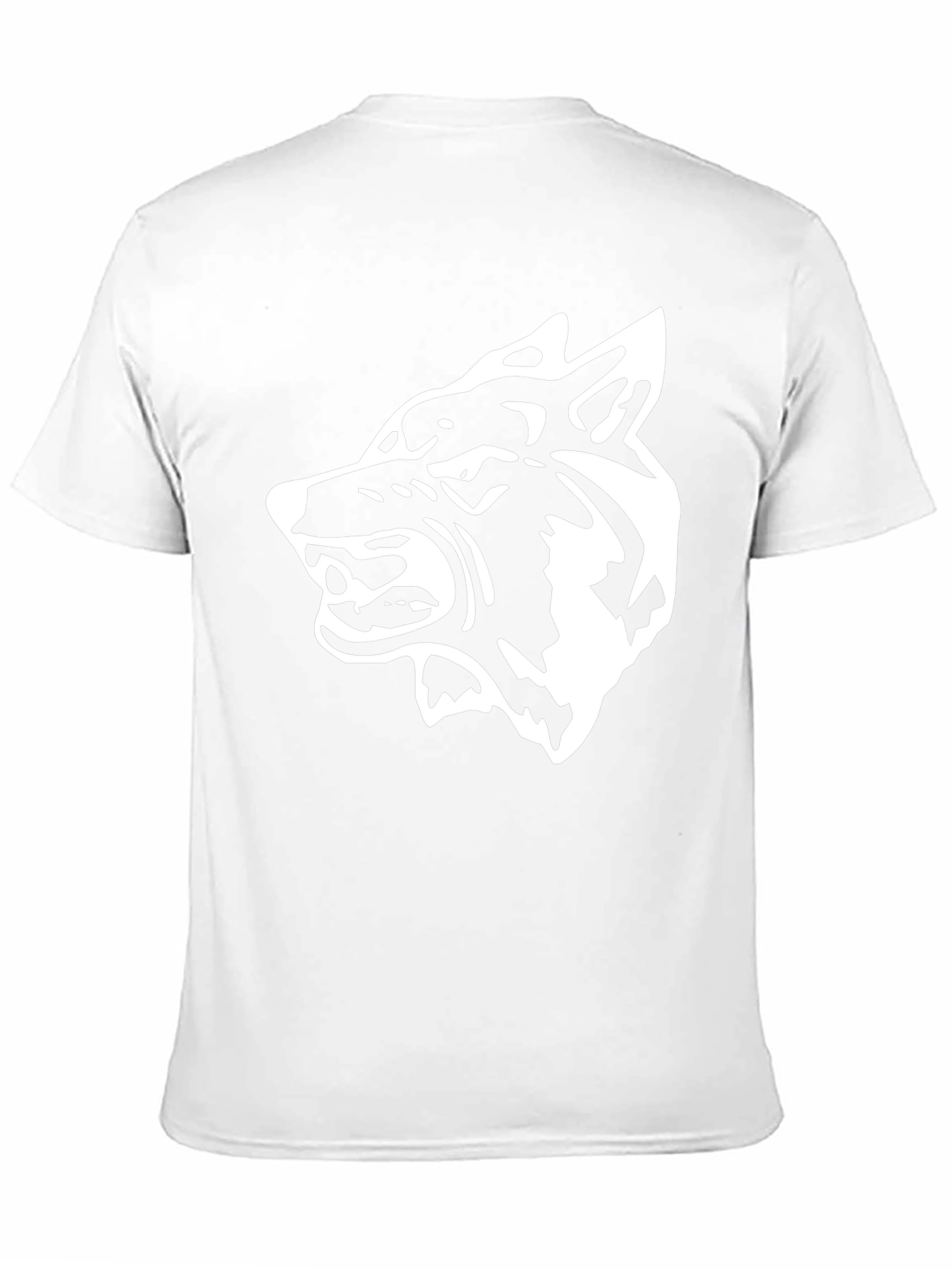 Bold Wolf Graphic Tee - Fierce Black Cotton T-Shirt