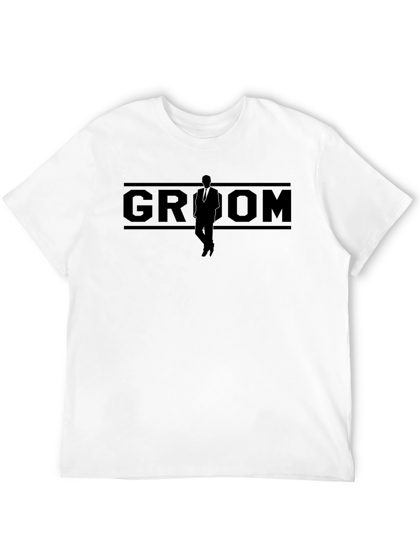 Groom Silhouette Black T-Shirt