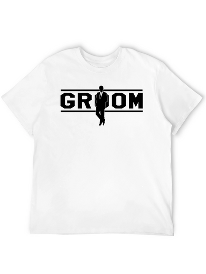 Groom Silhouette Black T-Shirt
