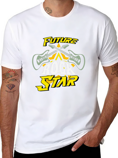 Future Rock Star Black Graphic Tee