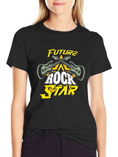 Future Rock Star Black Graphic Tee