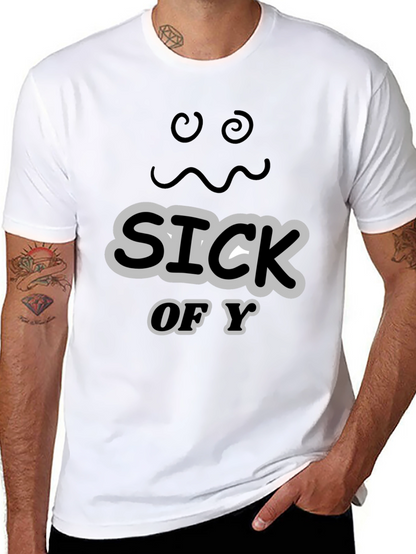 Sick of You Graphic Tee - Mens Black T-Shirt