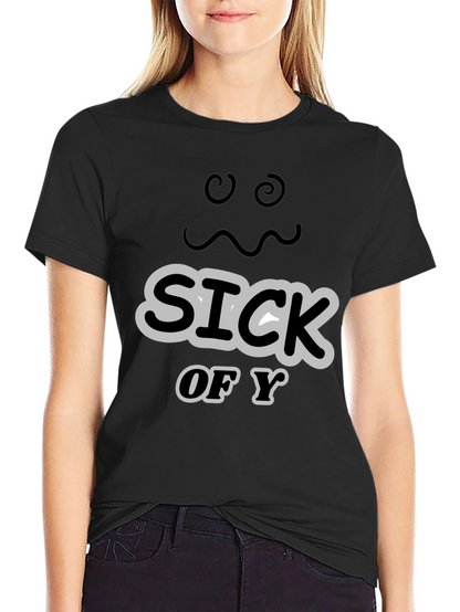 Sick of You Graphic Tee - Mens Black T-Shirt