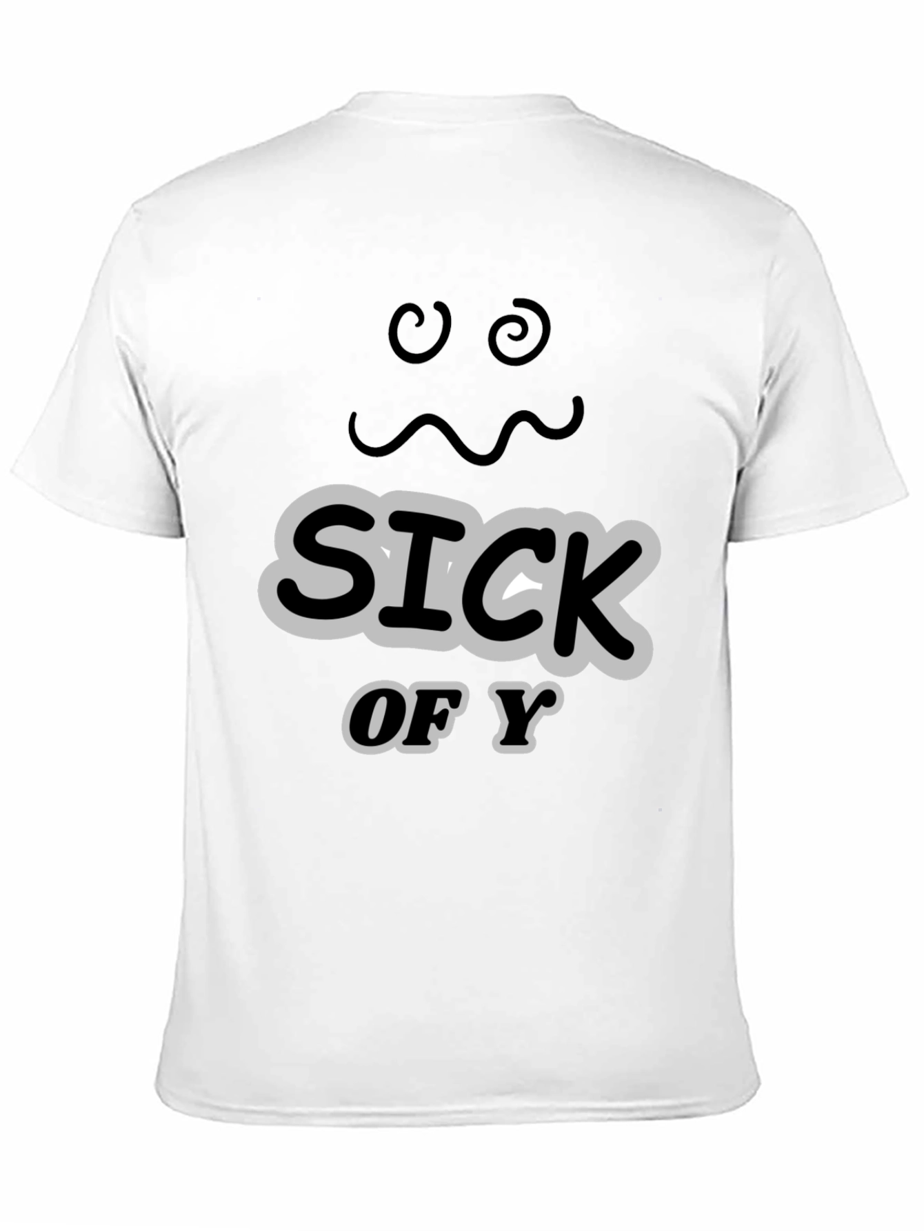 Sick of You Graphic Tee - Mens Black T-Shirt