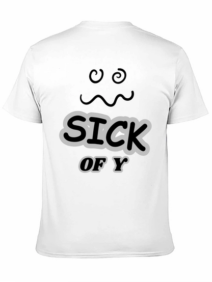 Sick of You Graphic Tee - Mens Black T-Shirt