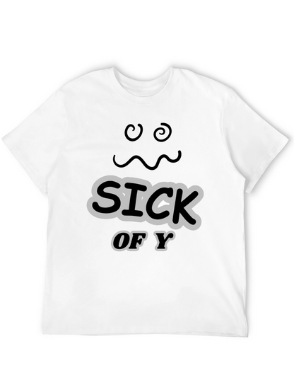 Sick of You Graphic Tee - Mens Black T-Shirt