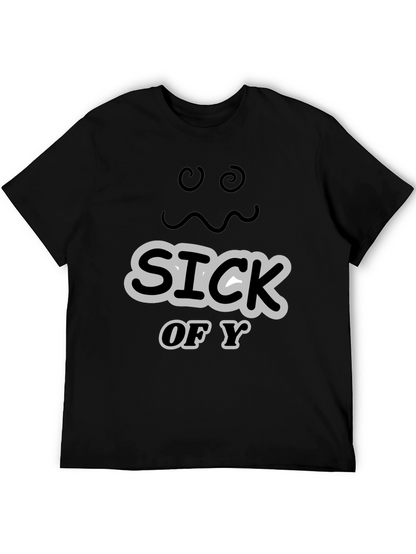 Sick of You Graphic Tee - Mens Black T-Shirt