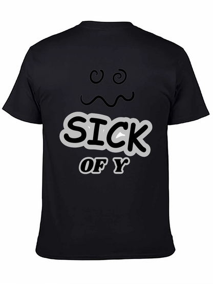Sick of You Graphic Tee - Mens Black T-Shirt