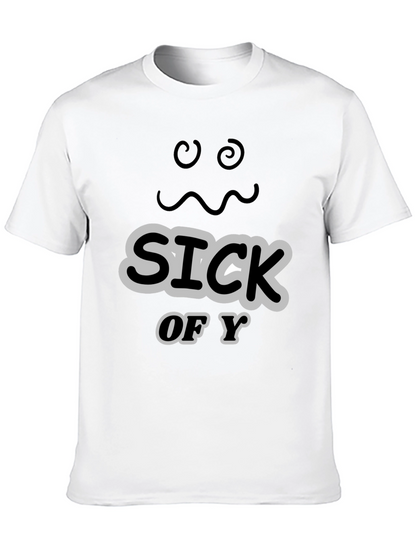 Sick of You Graphic Tee - Mens Black T-Shirt