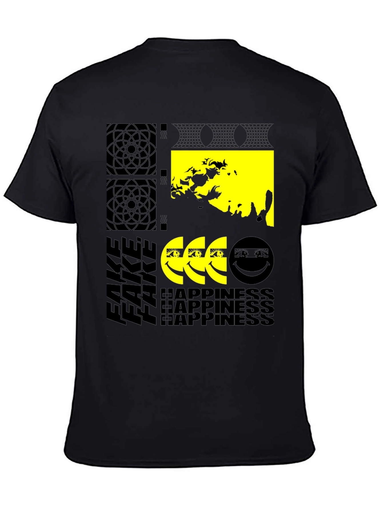 Fake Happiness Graphic T-Shirt