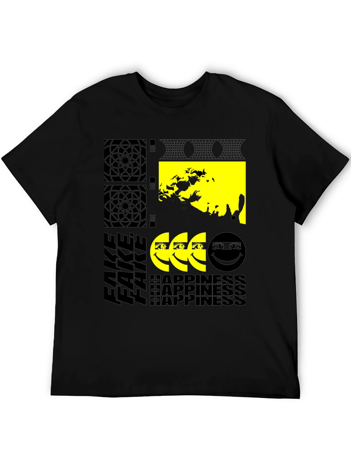 Fake Happiness Graphic T-Shirt