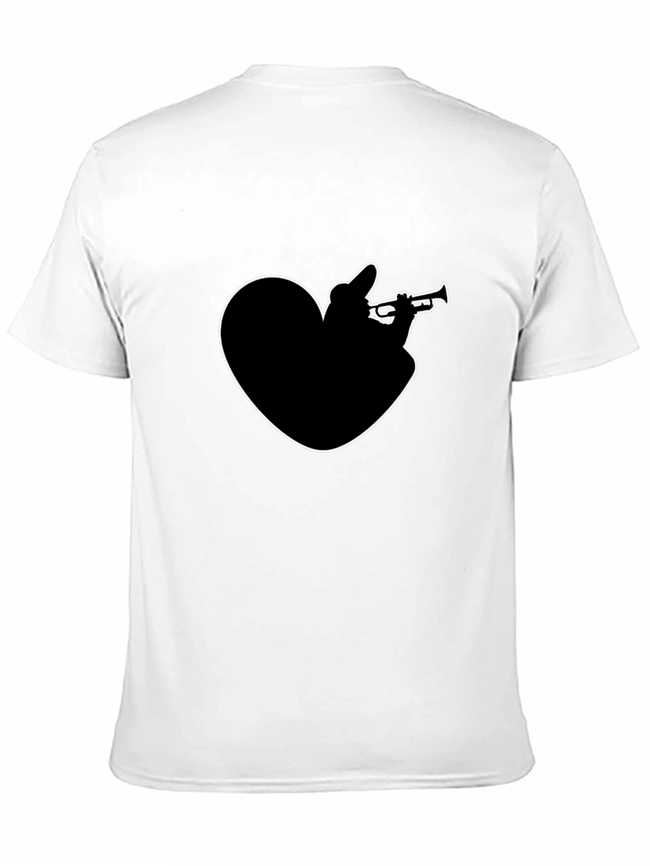 Heart Trumpet Black T-Shirt