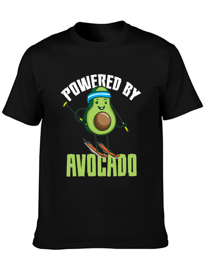 Powered by Avocado Skiing T-Shirt
