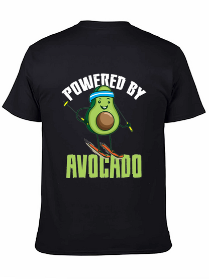 Powered by Avocado Skiing T-Shirt