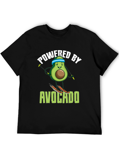 Powered by Avocado Skiing T-Shirt