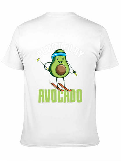 Powered by Avocado Skiing T-Shirt