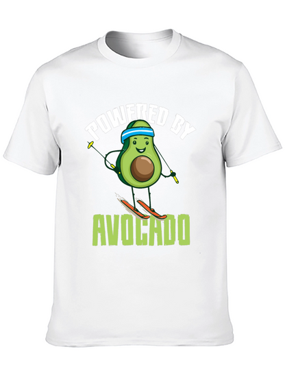 Powered by Avocado Skiing T-Shirt