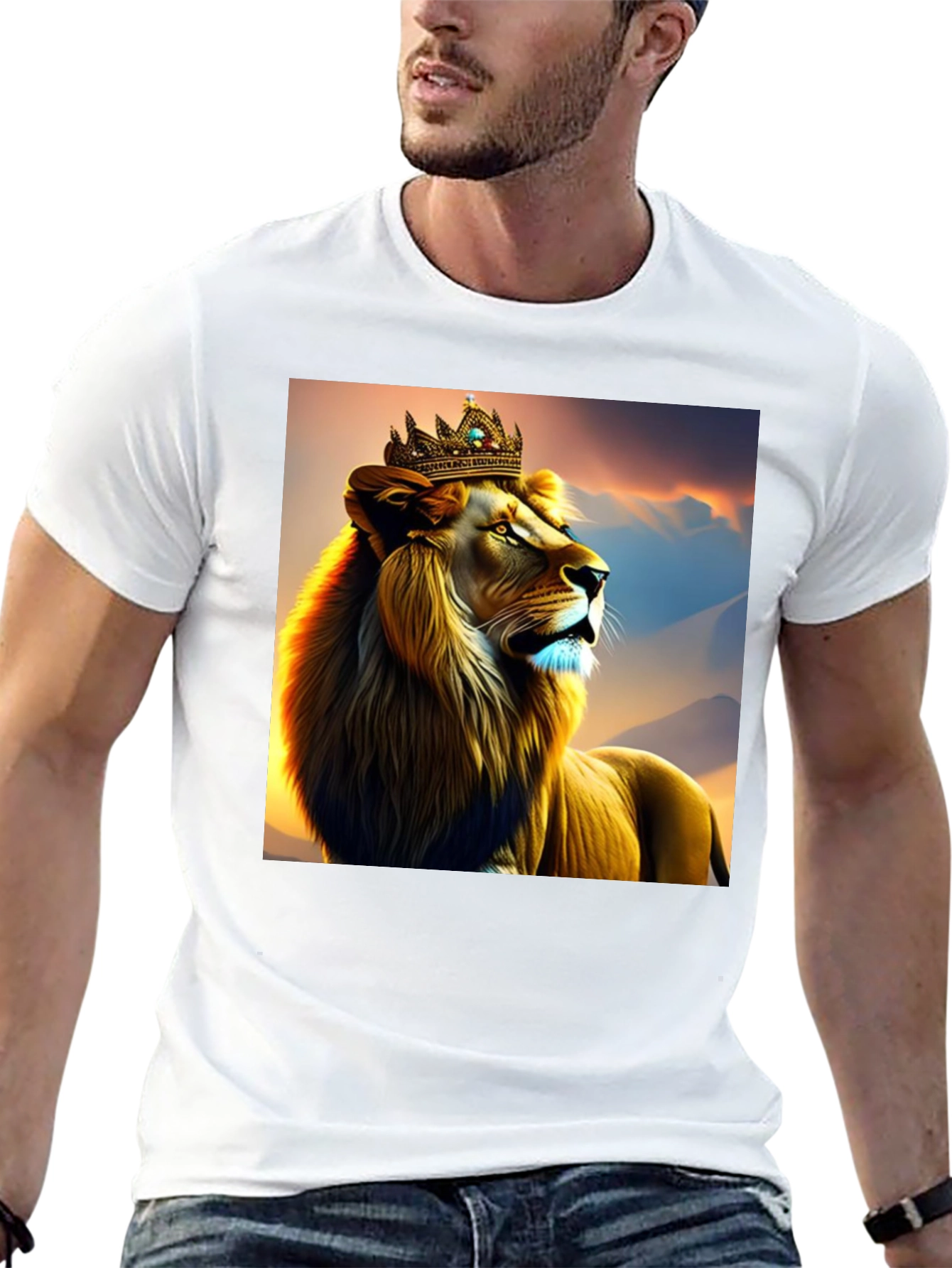 Lion King Graphic Tee - Mens Black T-Shirt