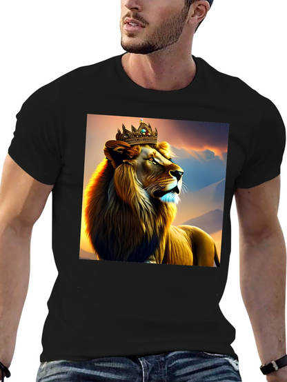 Lion King Graphic Tee - Mens Black T-Shirt