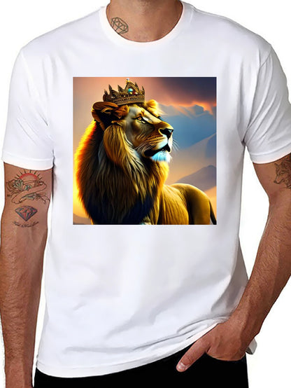 Lion King Graphic Tee - Mens Black T-Shirt