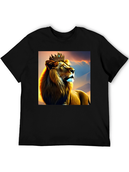 Lion King Graphic Tee - Mens Black T-Shirt