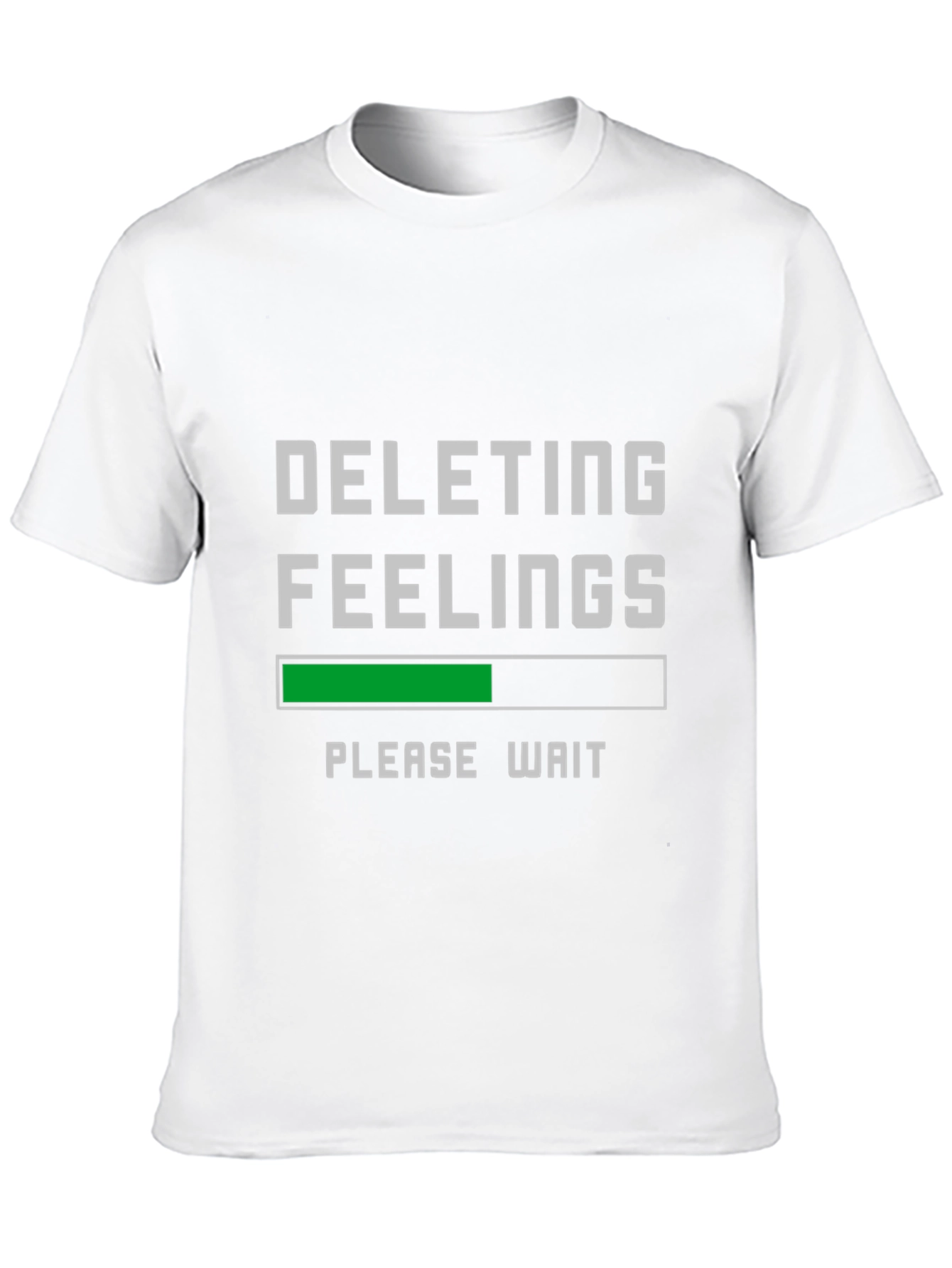 Deleting Feelings Graphic Tee - Funny Sarcastic Shirt