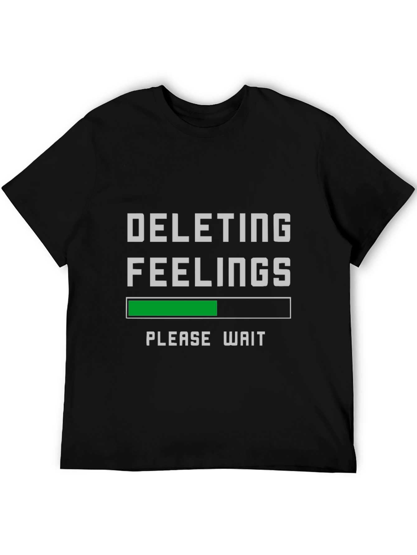 Deleting Feelings Graphic Tee - Funny Sarcastic Shirt