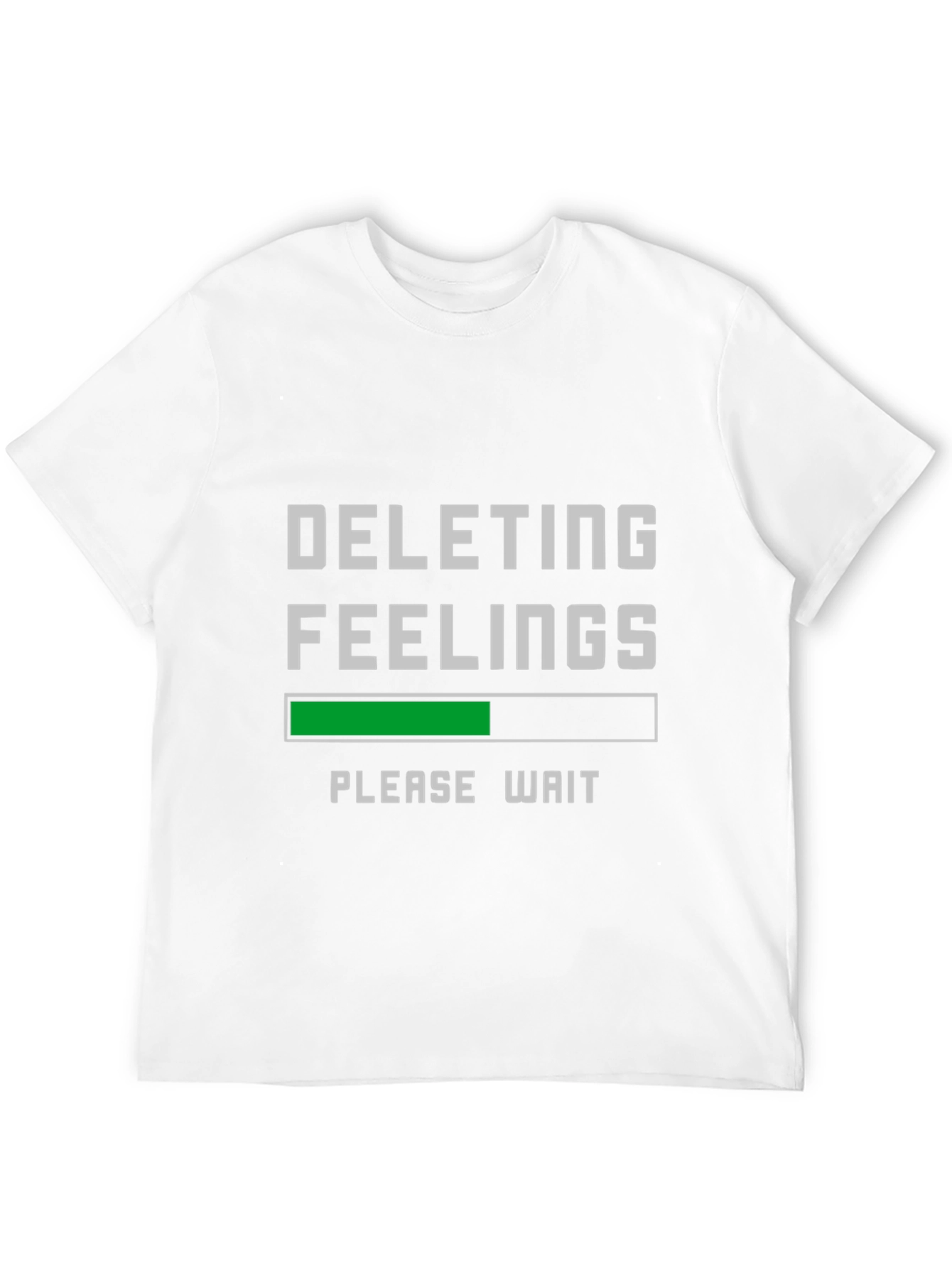 Deleting Feelings Graphic Tee - Funny Sarcastic Shirt