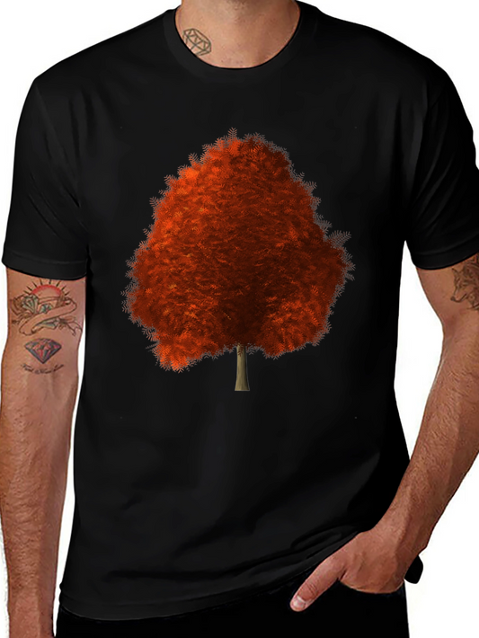Autumn Tree Graphic Tee - Stylish Fall Apparel