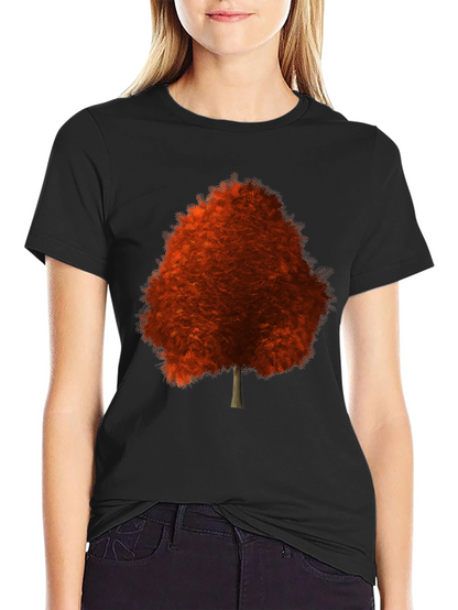 Autumn Tree Graphic Tee - Stylish Fall Apparel