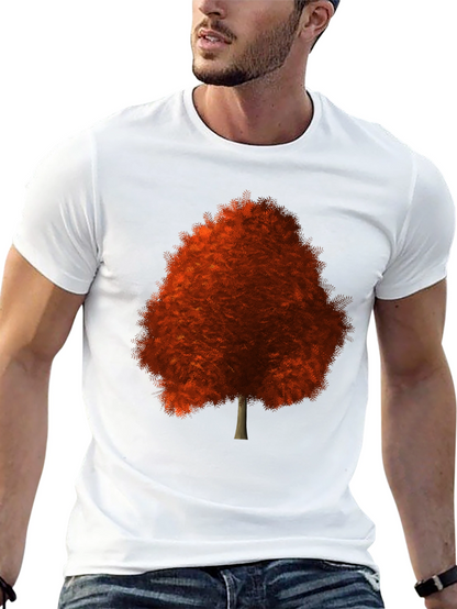 Autumn Tree Graphic Tee - Stylish Fall Apparel