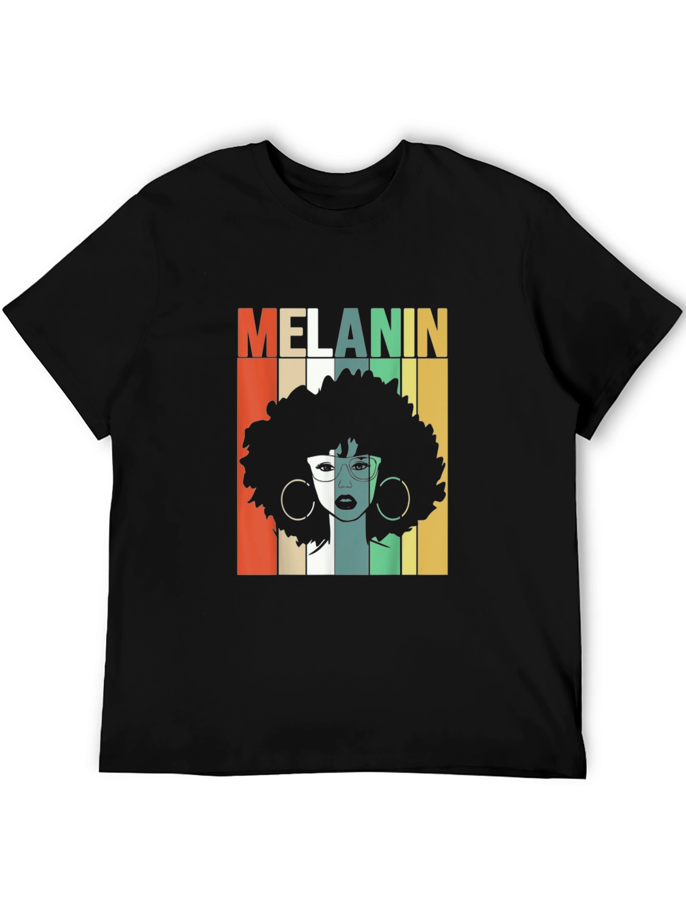 Melanin Retro Graphic Tee - Black History
