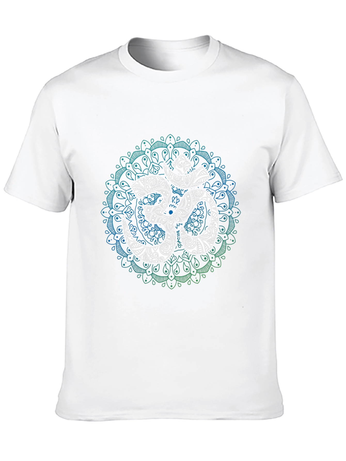 Om Mandala Graphic Tee - Black