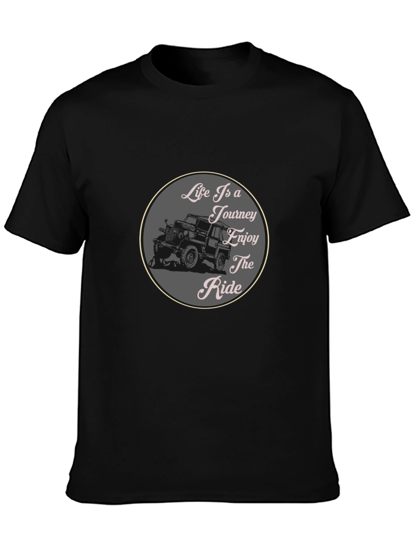 Life is a Journey Graphic Tee - Black