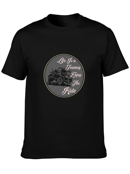 Life is a Journey Graphic Tee - Black