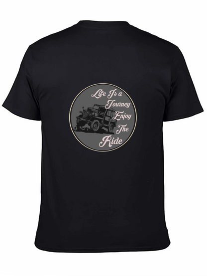Life is a Journey Graphic Tee - Black