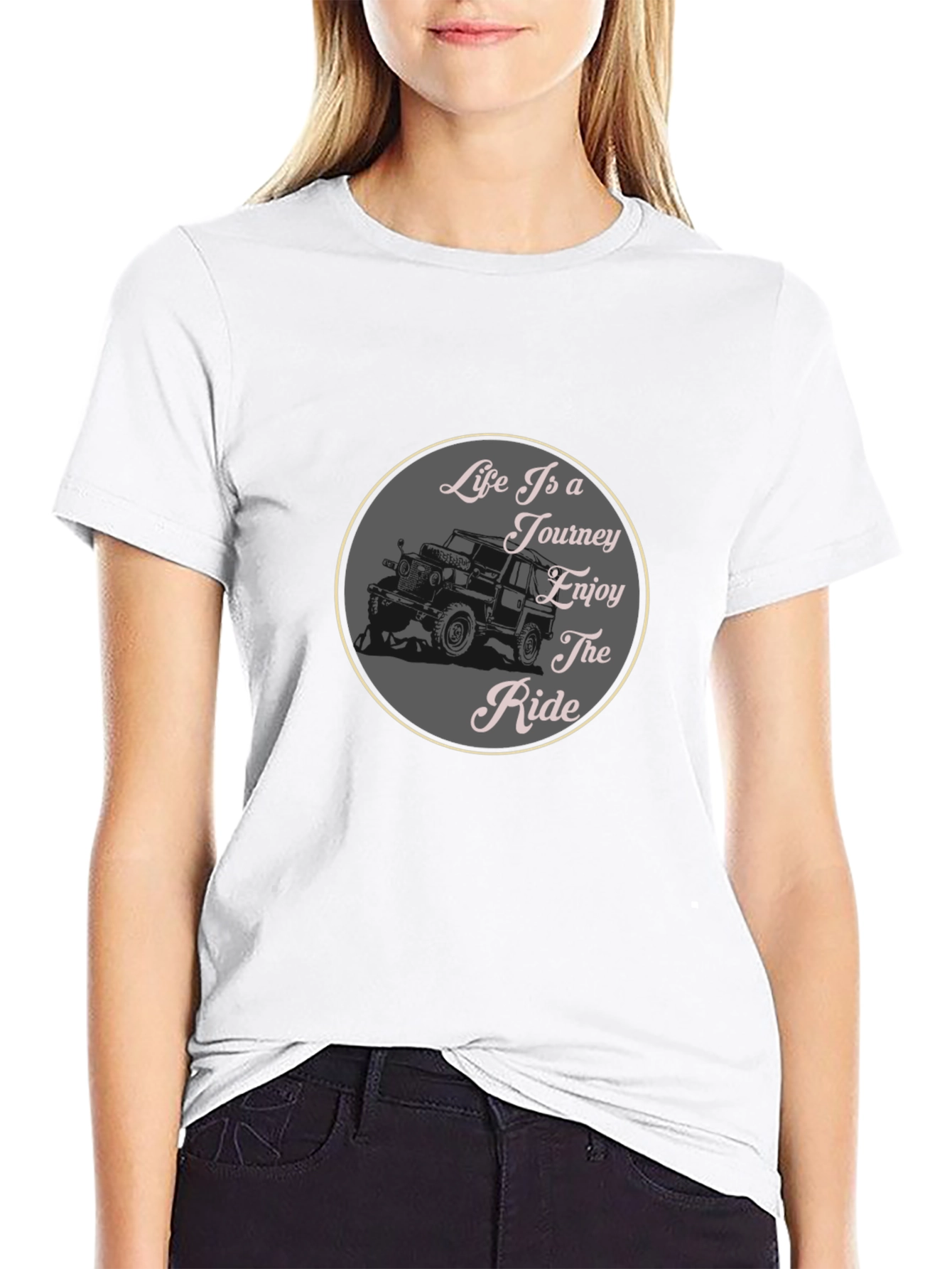 Life is a Journey Graphic Tee - Black