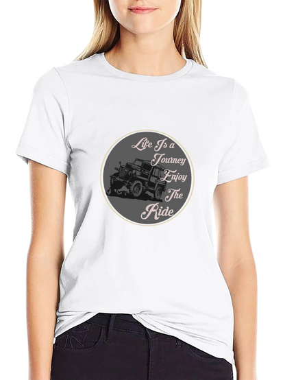 Life is a Journey Graphic Tee - Black