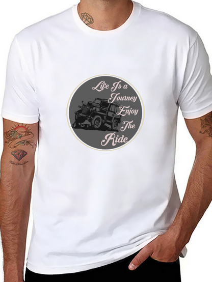 Life is a Journey Graphic Tee - Black