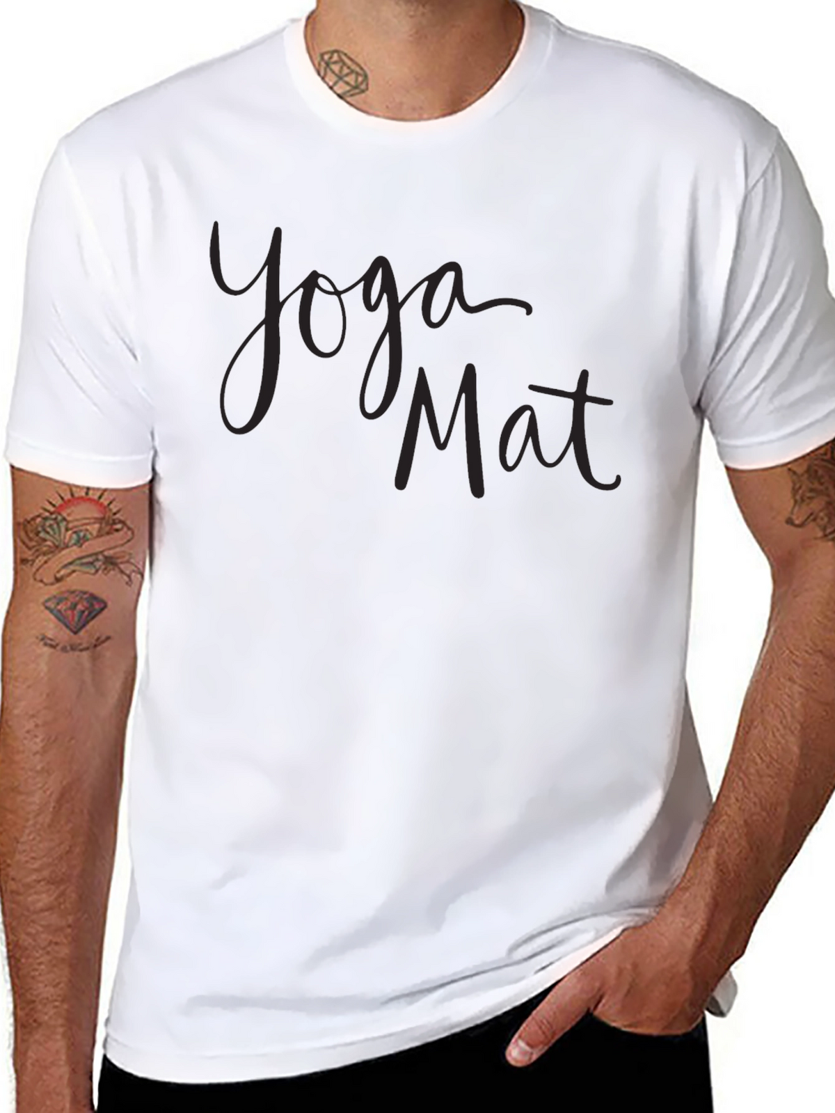 Yoga Mat Graphic T-Shirt