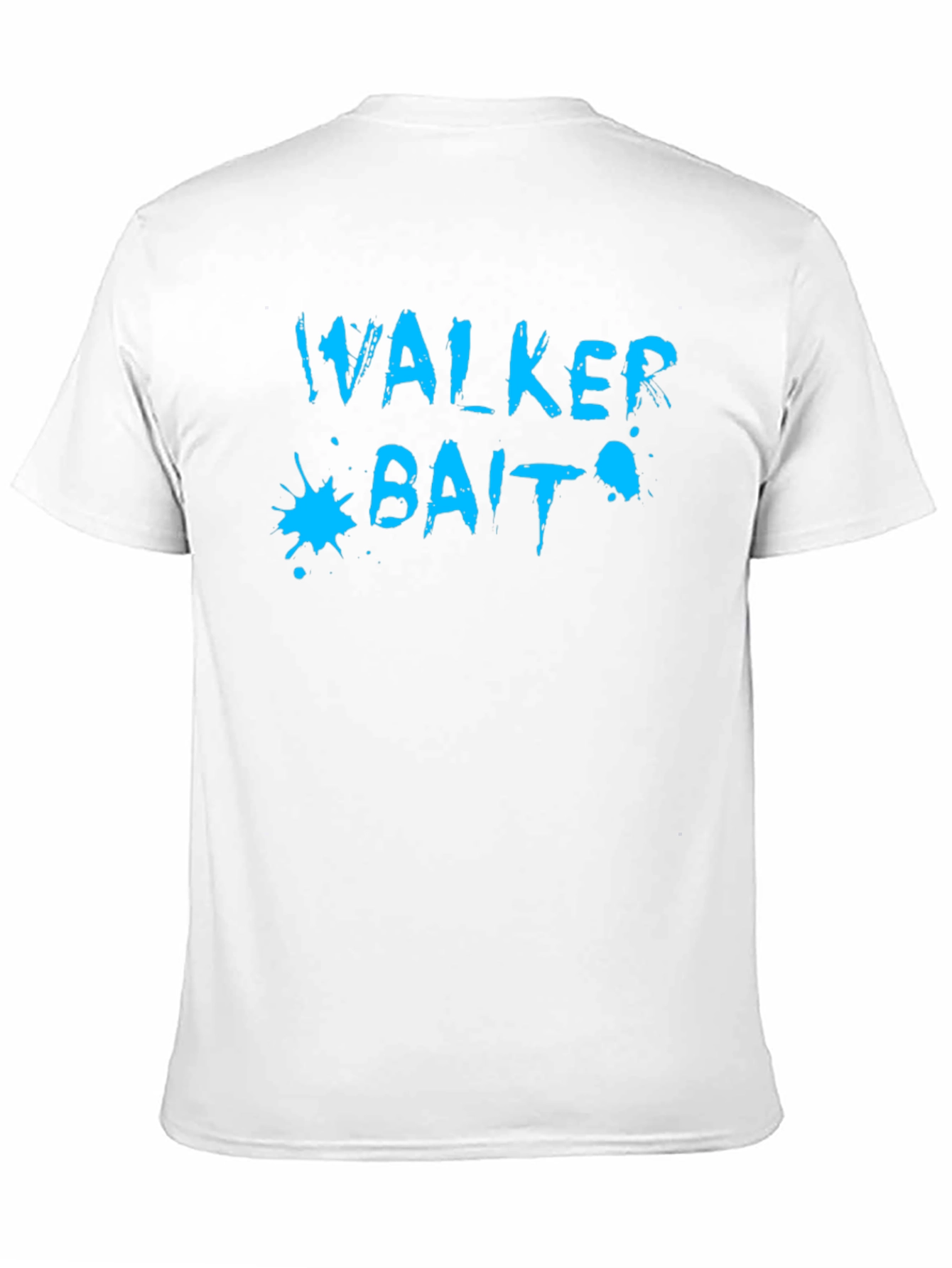 Walker Bait Graphic Tee - Casual Black T-Shirt