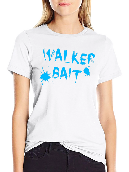 Walker Bait Graphic Tee - Casual Black T-Shirt