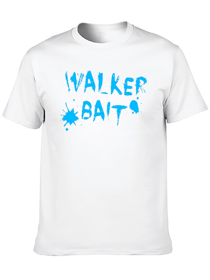 Walker Bait Graphic Tee - Casual Black T-Shirt