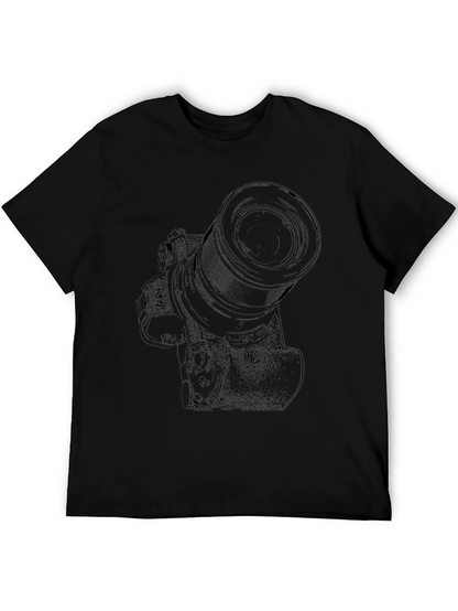 Camera Graphic Tee - Photographer T-Shirt