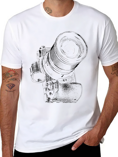 Camera Graphic Tee - Photographer T-Shirt