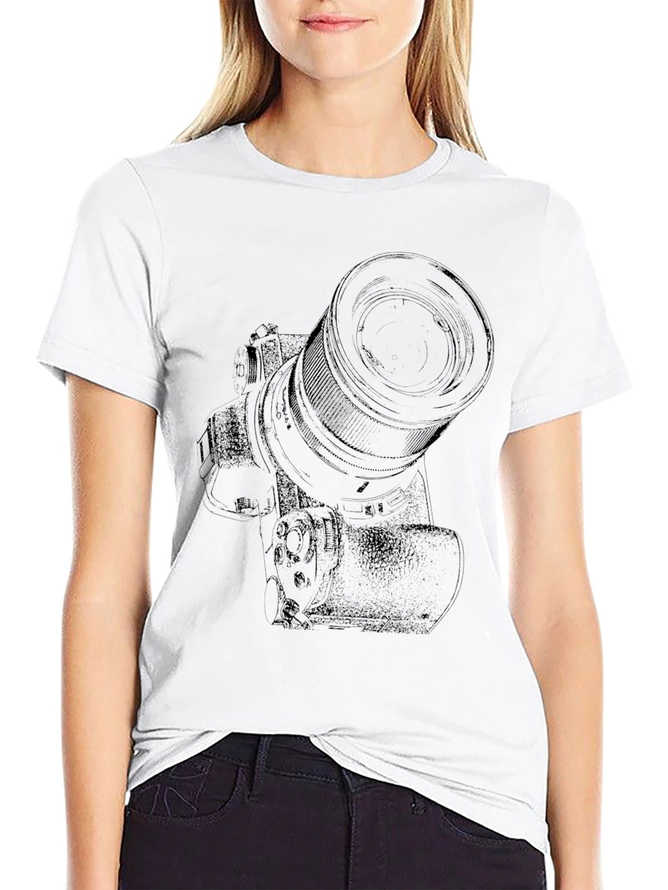 Camera Graphic Tee - Photographer T-Shirt